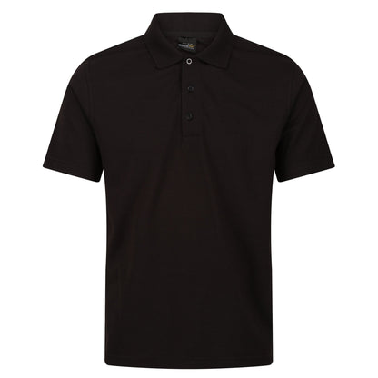 Black - Front - Regatta Professional Mens Short-Sleeved Polo Shirt