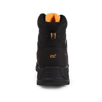 Black - Back - Regatta Professional Mens Nubuck Boots