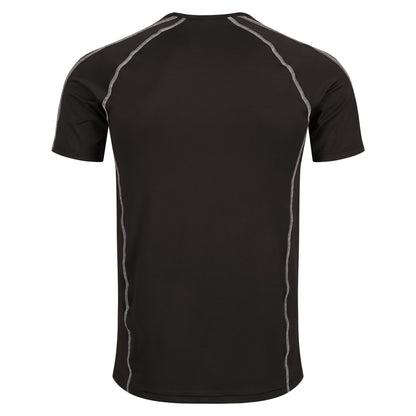Black - Back - Regatta Professional Mens Short-Sleeved Base Layer Top