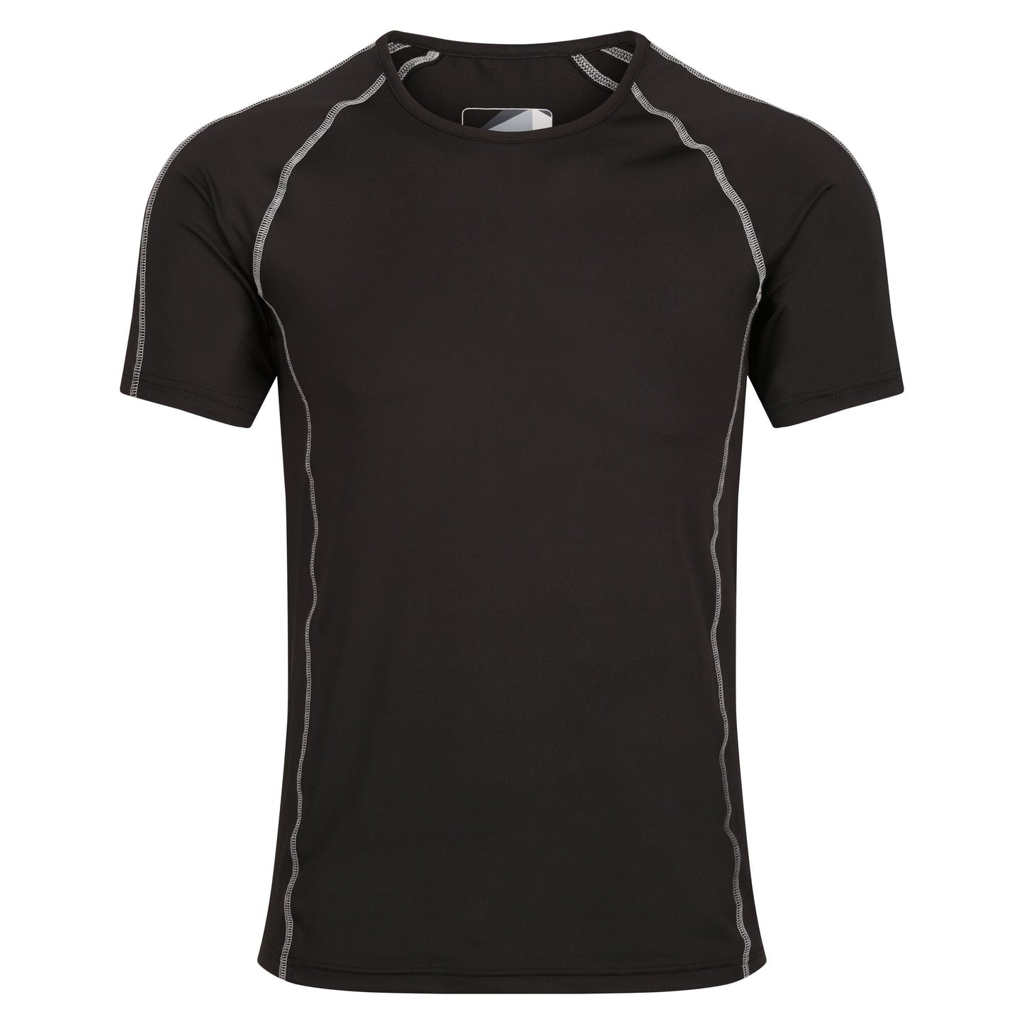 Black - Front - Regatta Professional Mens Short-Sleeved Base Layer Top