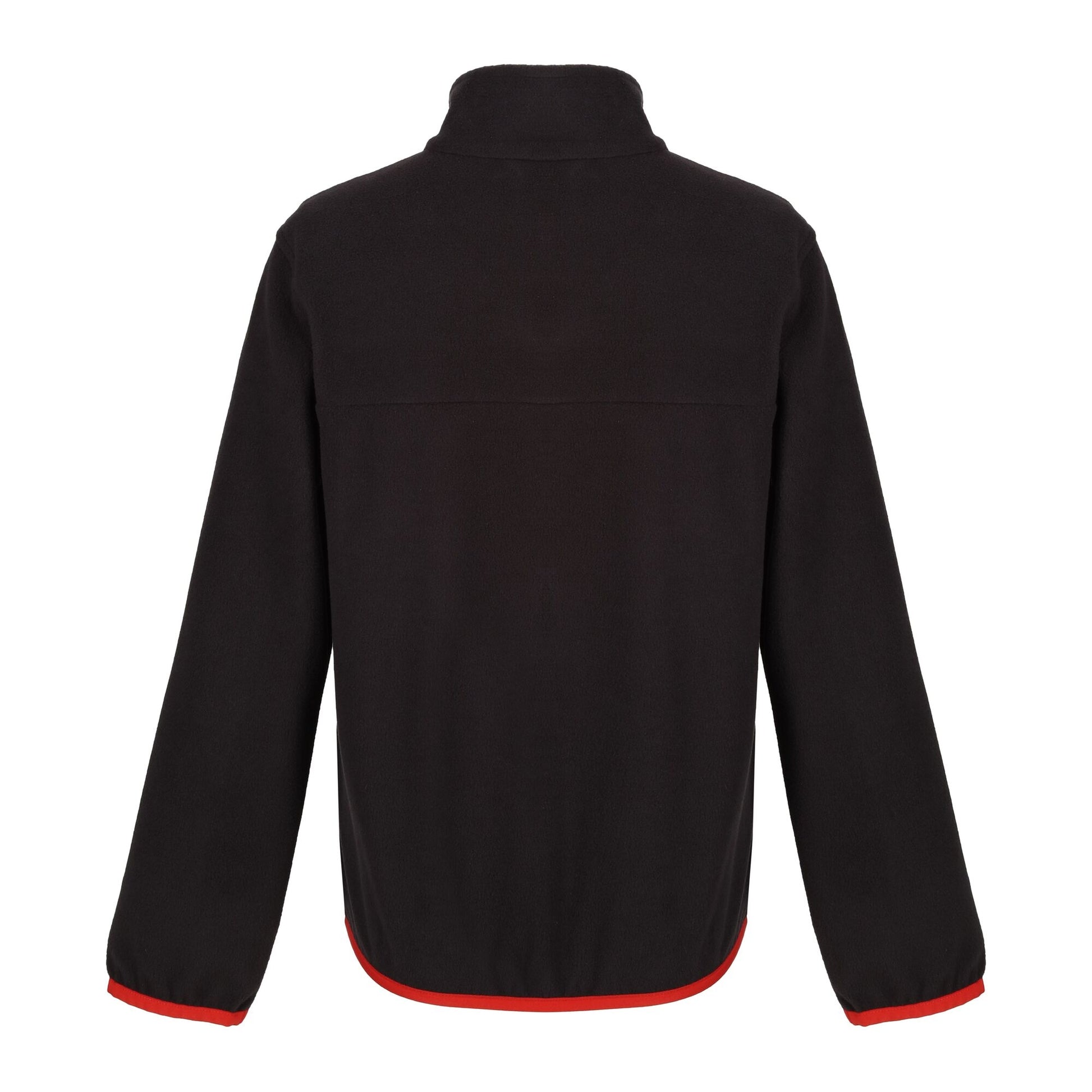 Black - Back - Regatta Professional Childrens-Kids Microfleece Full Zip Fleece Jacket