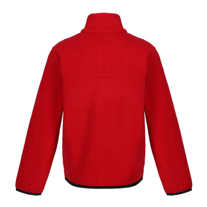 Classic Red - Back - Regatta Professional Childrens-Kids Microfleece Full Zip Fleece Jacket