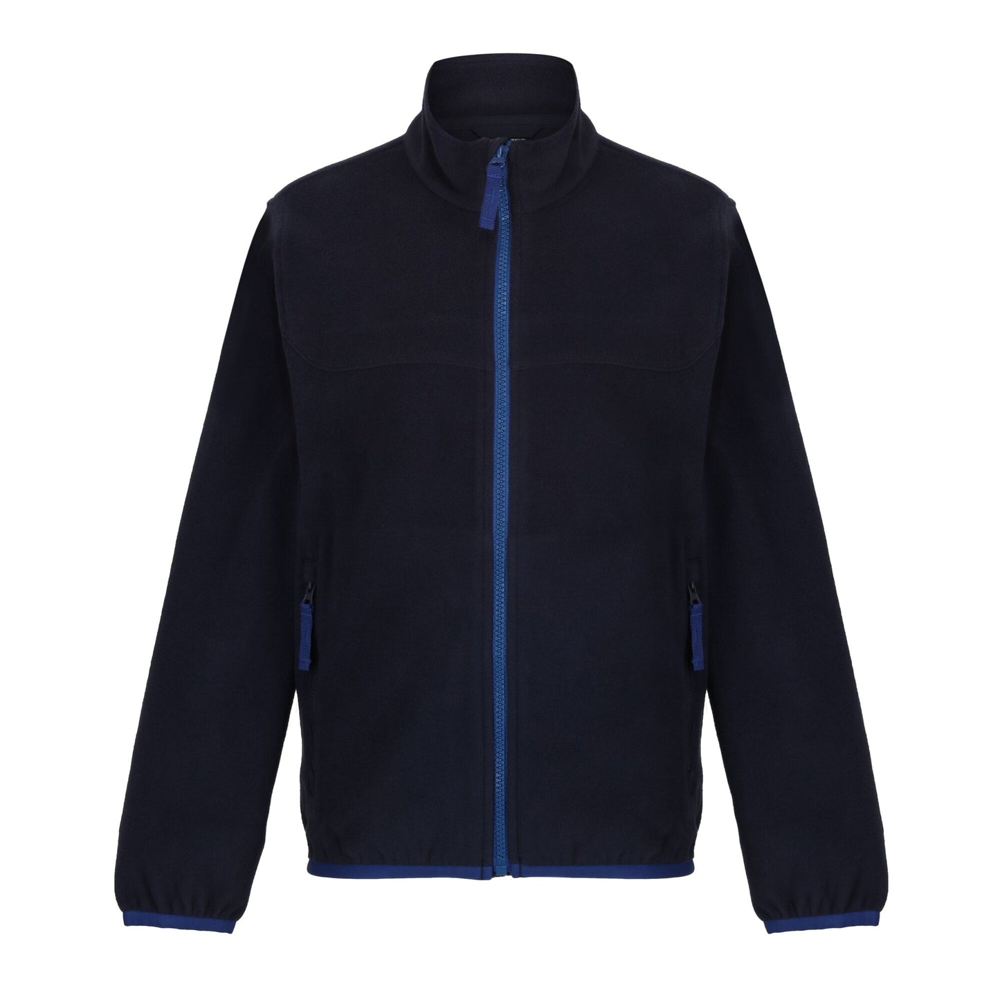Navy - Front - Regatta Professional Childrens-Kids Microfleece Full Zip Fleece Jacket