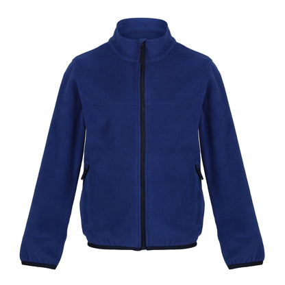 New Royal - Front - Regatta Professional Childrens-Kids Microfleece Full Zip Fleece Jacket