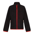 Black - Front - Regatta Professional Childrens-Kids Microfleece Full Zip Fleece Jacket