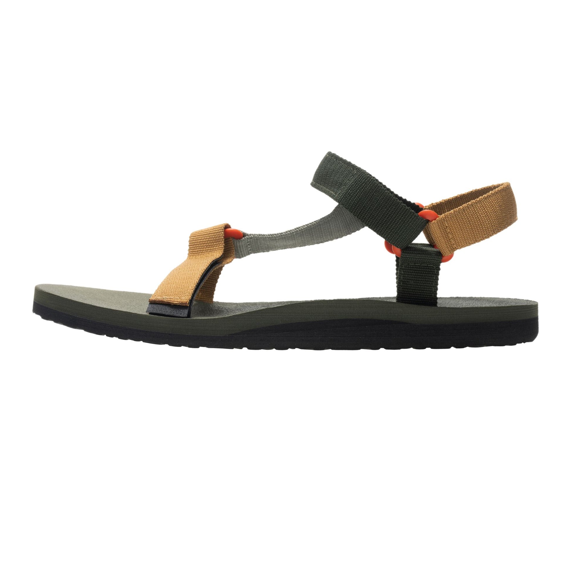 Dark Khaki-Wood Brown - Pack Shot - Regatta Mens Vendeavour Sandals