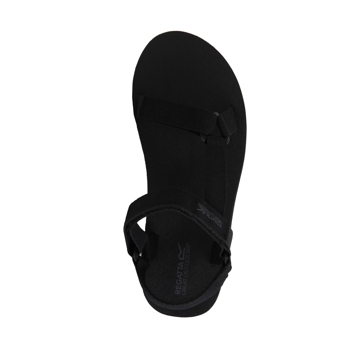 Black - Side - Regatta Mens Vendeavour Sandals