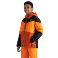 Black-Puffins Orange - Lifestyle - Dare 2B Childrens-Kids Slush Ski Jacket