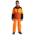 Black-Puffins Orange - Pack Shot - Dare 2B Childrens-Kids Slush Ski Jacket