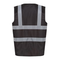 Black - Back - Regatta Professional Unisex Adult Hi-Vis Vest