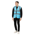 Sky Blue - Side - Regatta Professional Unisex Adult Hi-Vis Vest