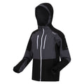 Seal Grey-Black - Side - Regatta Childrens-Kids Highton IV Waterproof Jacket