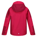Pink Potion-Berry Pink - Back - Regatta Childrens-Kids Highton IV Waterproof Jacket