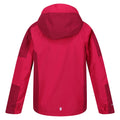 Pink Potion-Berry Pink - Back - Regatta Childrens-Kids Highton IV Waterproof Jacket
