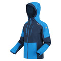 Blue Wing-Indigo - Side - Regatta Childrens-Kids Highton IV Waterproof Jacket