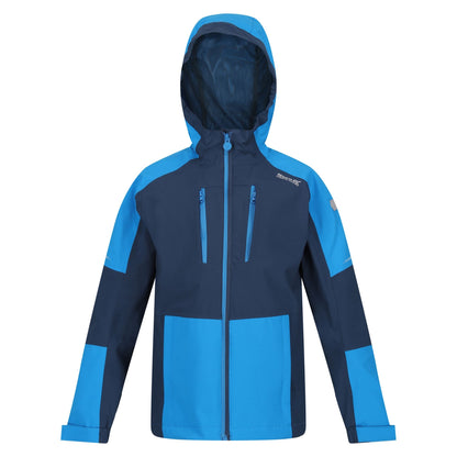 Blue Wing-Indigo - Front - Regatta Childrens-Kids Highton IV Waterproof Jacket