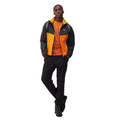 Orange Pepper-Ash - Close up - Regatta Mens Steren Hybrid Soft Shell Jacket