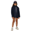 Navy - Pack Shot - Regatta Girls Baybella Breathable Waterproof Jacket