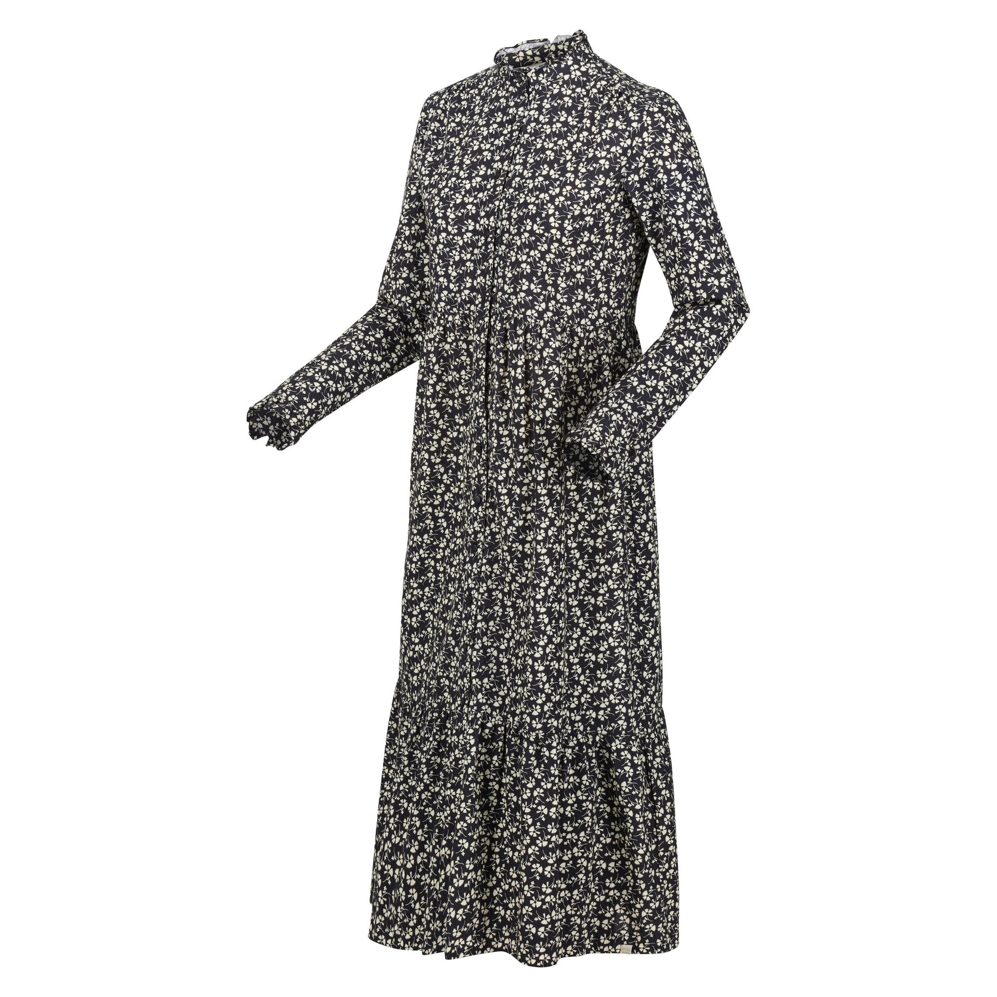 Black - Side - Regatta Womens-Ladies Orla Kiely Parsley Midi Dress