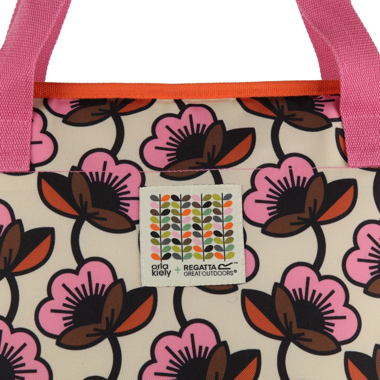 Fuchsia - Side - Regatta Orla Kiely Passion Flower Tote Bag