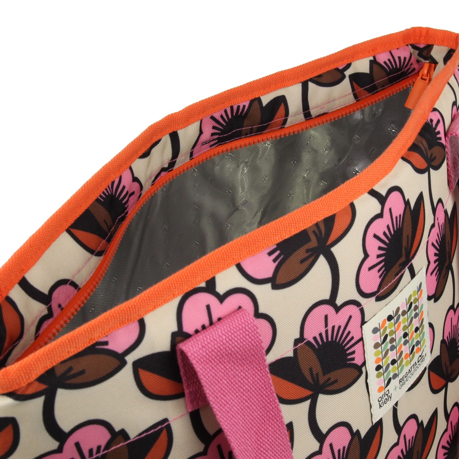 Fuchsia - Pack Shot - Regatta Orla Kiely Passion Flower Tote Bag
