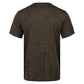 Dark Khaki Marl - Back - Regatta Mens Original Moisture Wicking T-Shirt
