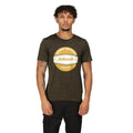 Dark Khaki Marl - Side - Regatta Mens Original Moisture Wicking T-Shirt