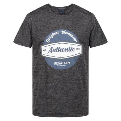 Seal Grey - Front - Regatta Professional Mens Moisture Wicking T-Shirt