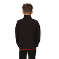 Black - Back - Regatta Childrens-Kids Microfleece Half Zip Fleece