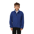 New Royal - Front - Regatta Childrens-Kids Microfleece Half Zip Fleece