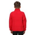 Classic Red - Back - Regatta Professional Childrens-Kids Microfleece Half Zip Fleece Top