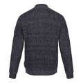 Navy - Back - Regatta Professional Mens Marl Knitted Zip Neck Sweatshirt