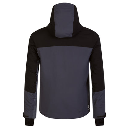 Black-Ebony - Back - Dare 2B Mens Slopeside Waterproof Ski Jacket