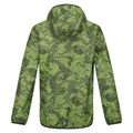 Green Algae - Back - Regatta Childrens-Kids Lever Printed Packaway Waterproof Jacket