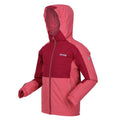 Mineral Red-Rumba Red - Side - Regatta Childrens-Kids Beamz III Waterproof Jacket