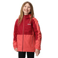 Mineral Red-Rumba Red - Lifestyle - Regatta Childrens-Kids Beamz III Waterproof Jacket