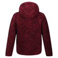 Mineral Red-Burgundy - Back - Regatta Childrens-Kids Kyrell Zebra Print Reversible Jacket