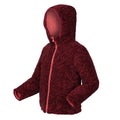 Mineral Red-Burgundy - Side - Regatta Childrens-Kids Kyrell Zebra Print Reversible Jacket