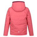 Mineral Red-Burgundy - Pack Shot - Regatta Childrens-Kids Kyrell Zebra Print Reversible Jacket