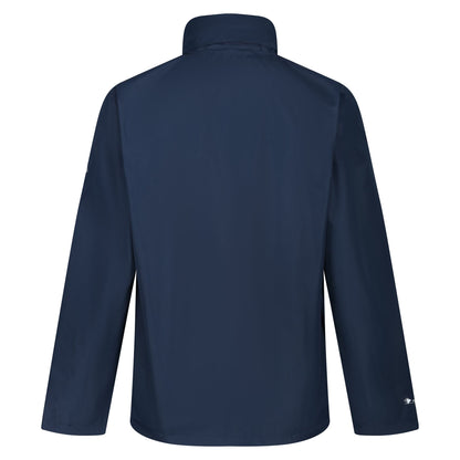 Navy-Navy - Back - Regatta Great Outdoors Mens Outdoor Classic Matt Hooded Waterproof Jacket