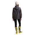 Berry Bubble Black - Lifestyle - Regatta Womens-Ladies Orla Kiely Pack-It Printed Waterproof Jacket