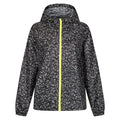 Berry Bubble Black - Front - Regatta Womens-Ladies Orla Kiely Pack-It Printed Waterproof Jacket