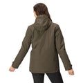 Dark Khaki - Lifestyle - Regatta Womens-Ladies Broadia Waterproof Jacket