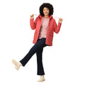 Mineral Red - Side - Regatta Womens-Ladies Broadia Waterproof Jacket