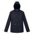 Navy - Front - Regatta Womens-Ladies Broadia Waterproof Jacket