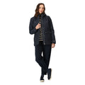 Navy - Side - Regatta Womens-Ladies Broadia Waterproof Jacket