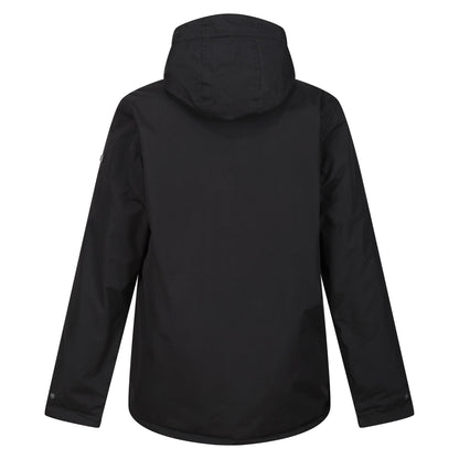 Black - Back - Regatta Womens-Ladies Broadia Waterproof Jacket