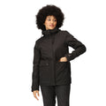 Black - Side - Regatta Womens-Ladies Broadia Waterproof Jacket