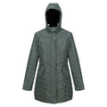 Dark Forest Green - Front - Regatta Womens-Ladies Panthea Insulated Padded Hooded Jacket