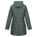 Dark Forest Green - Back - Regatta Womens-Ladies Panthea Insulated Padded Hooded Jacket